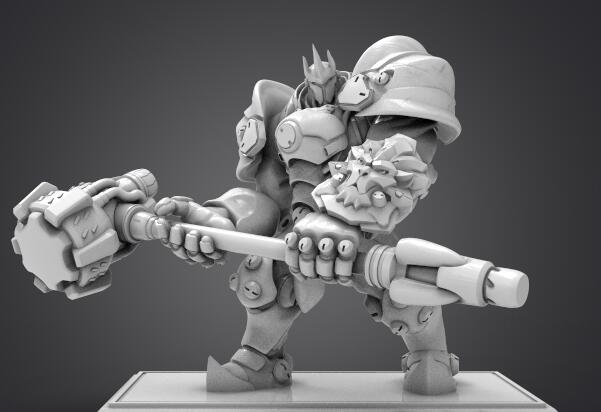 3D打印守望先鋒萊因哈特 3D打印守望先鋒萊因哈特